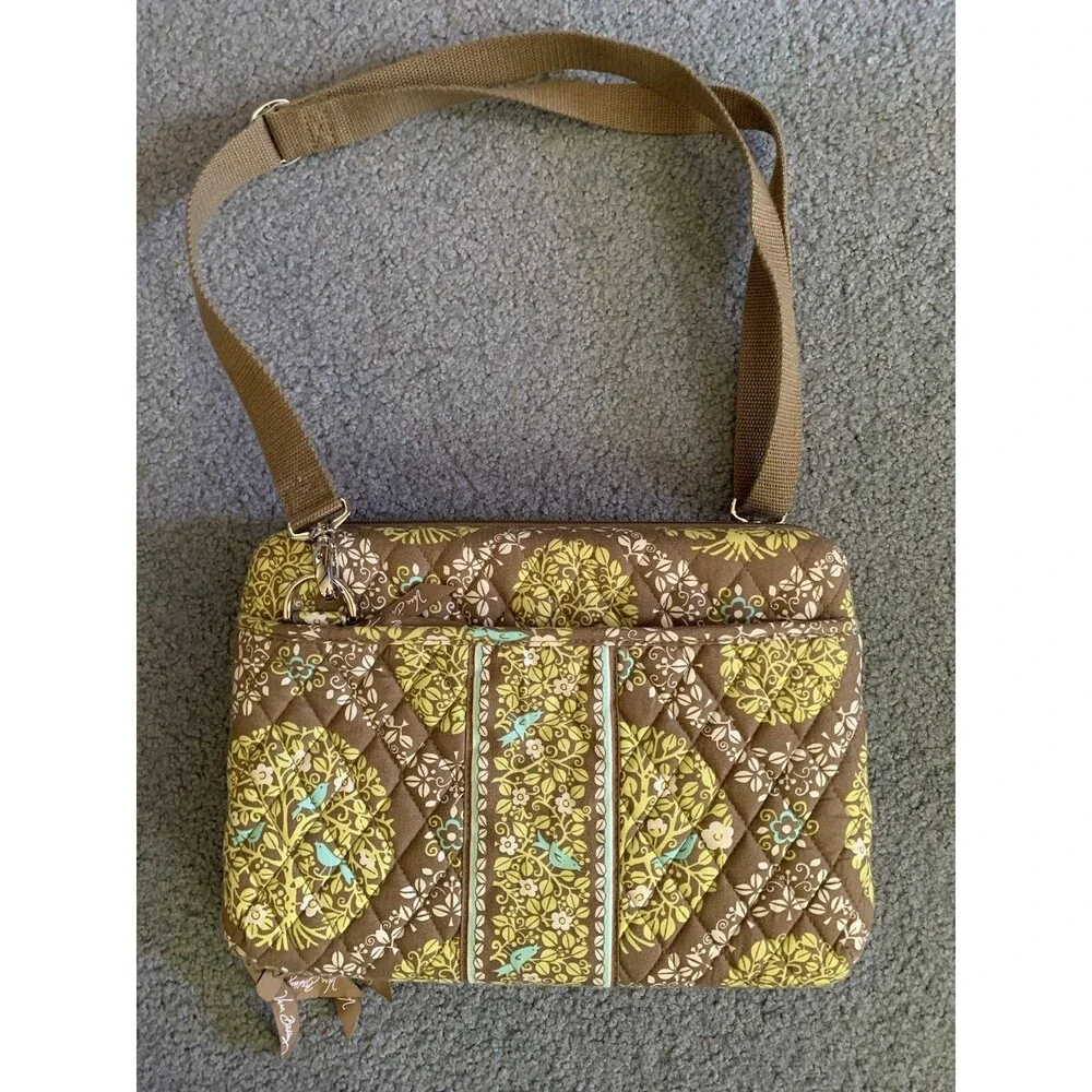 Vera Bradley Sittin' In A Tree Laptop Carry On Hard Shell Briefcase Bag